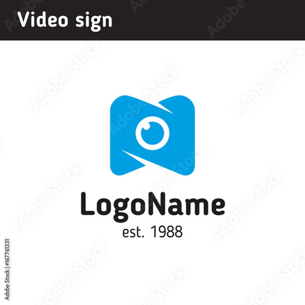 Obraz Logo template for online service