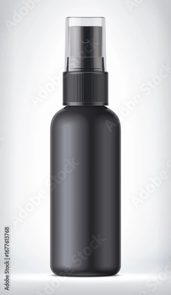 Fototapeta A single spray in the neutral background