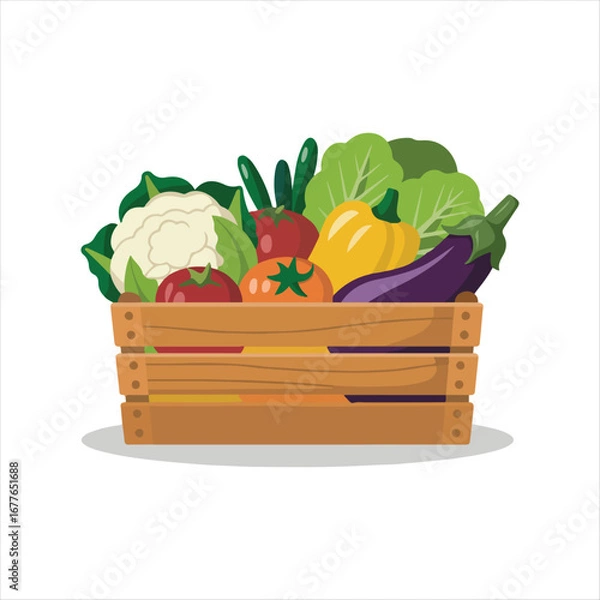 Obraz vegetables in a basket