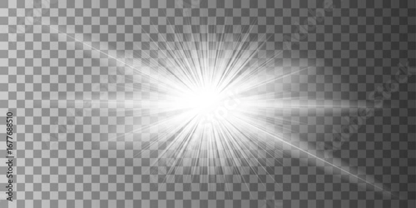 Obraz Light flare special effect. Illustration.