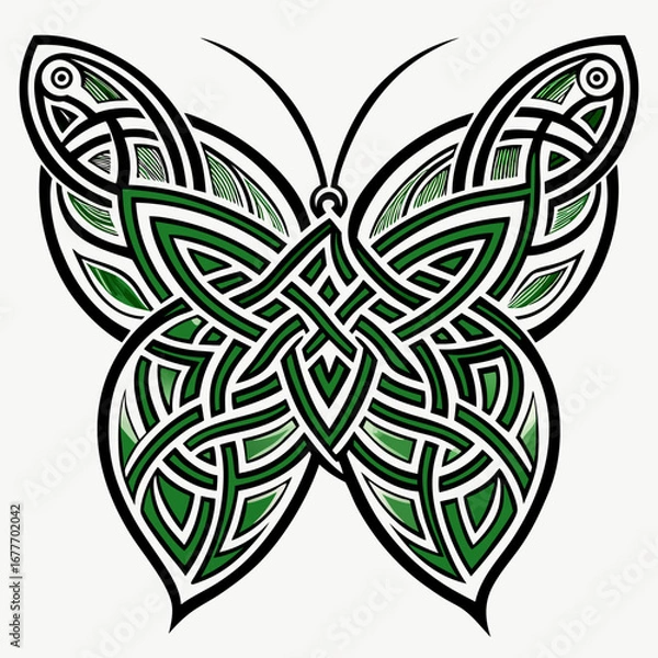 Obraz butterfly tattoo design