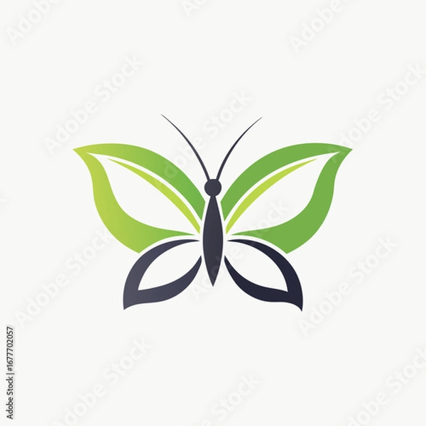 Obraz green leaf icon