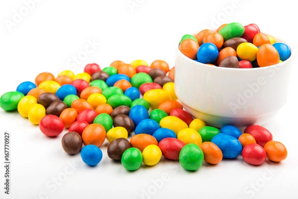 Obraz Colored sweets in chocolate