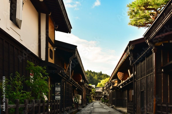 Obraz 飛騨高山　古い町並