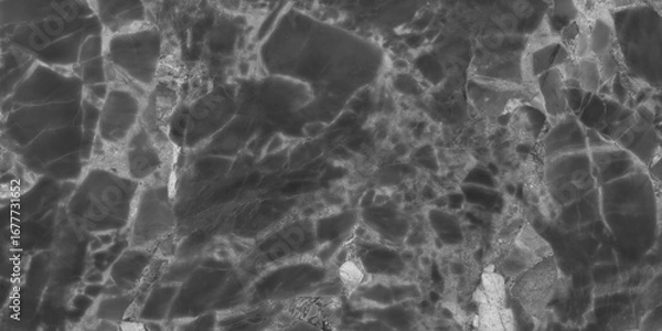 Obraz dark breccia marble high resulation texture 