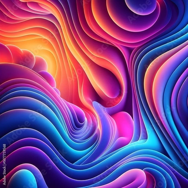 Obraz abstract colorful background vector