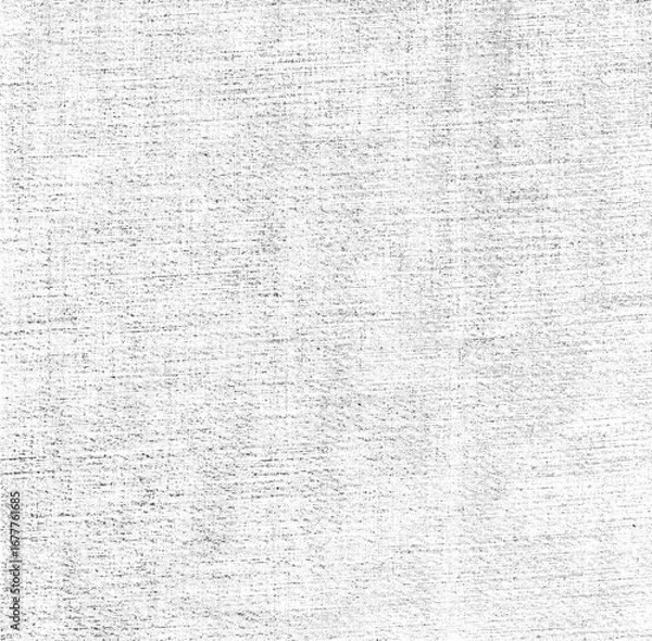 Fototapeta Vector fabric texture. Distressed texture of weaving fabric. Grunge background. Abstract halftone vector illustration. Overlay to create interesting effect and depth. Black isolated on white. EPS10.