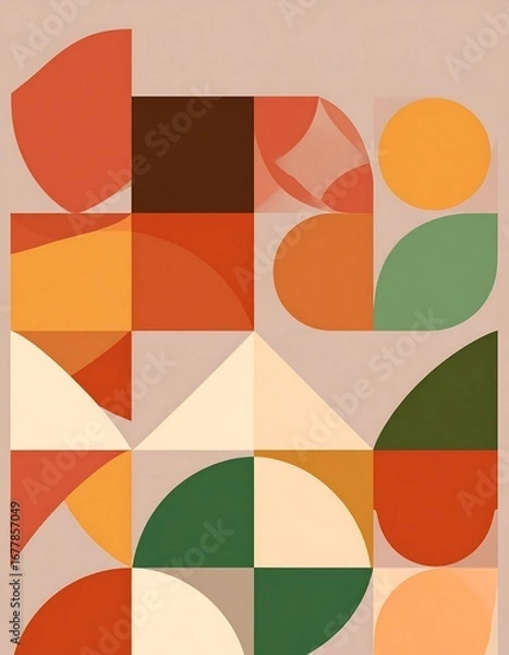 Obraz Abstract geometric shapes