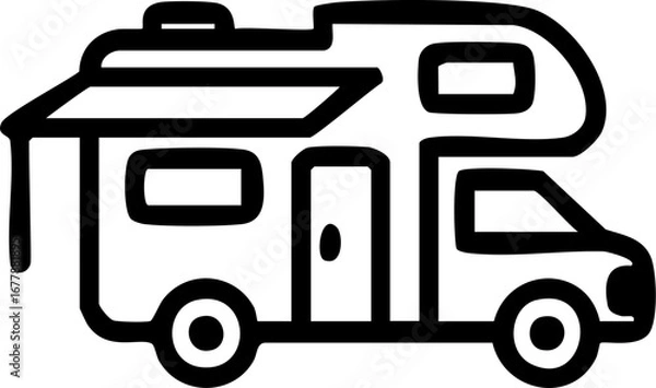 Obraz 캠핑카 아이콘