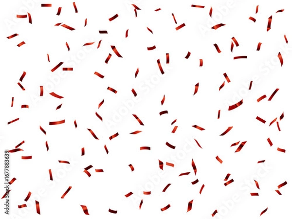 Fototapeta テープ吹雪、10赤