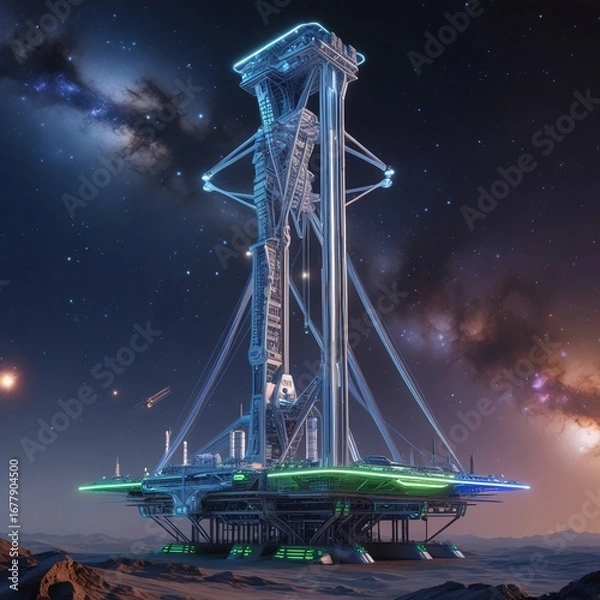 Fototapeta space shuttle launch