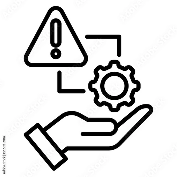 Obraz incident management icon