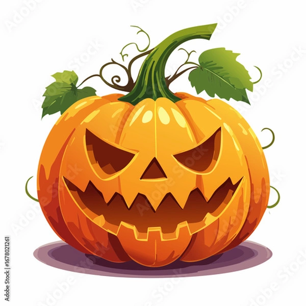 Obraz ハロウィンのジャック・オー・ランタン　アニメ風