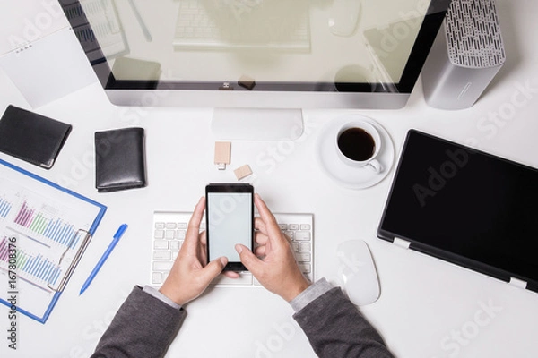 Obraz Gadget Desk Table Business