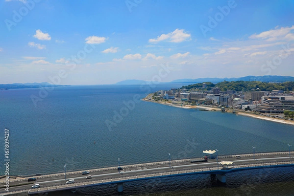 Fototapeta 松江の街並み