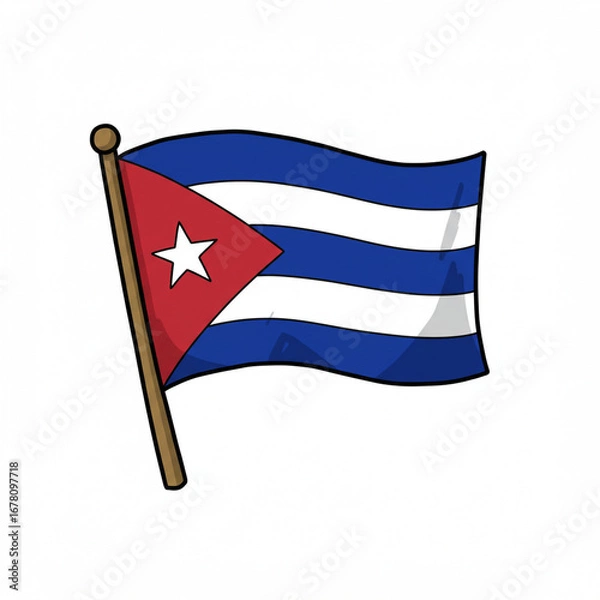 Obraz Cuba Flag