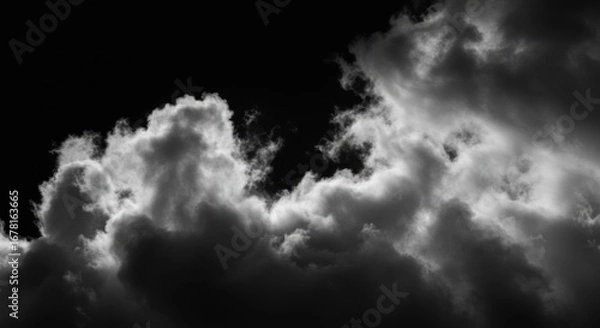 Fototapeta clouds in the dark