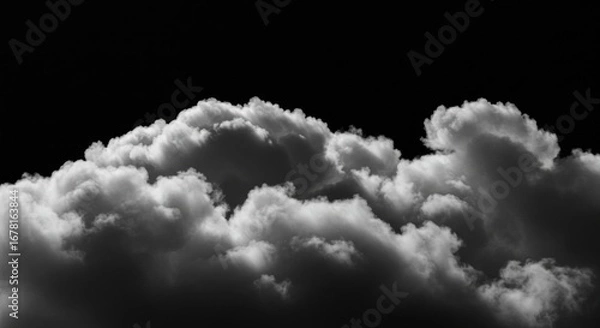 Fototapeta clouds in the dark