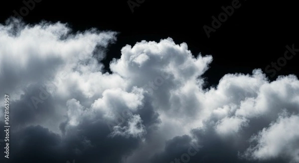Fototapeta clouds in the dark