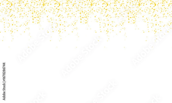 Obraz gold, border, confetti, dust, falling, glamour, sparkle, splash, splatter, colours, dot, festive, invitation, luxury, particle, party, round, shine, spray, transparent, wedding, effect, celebrate, art