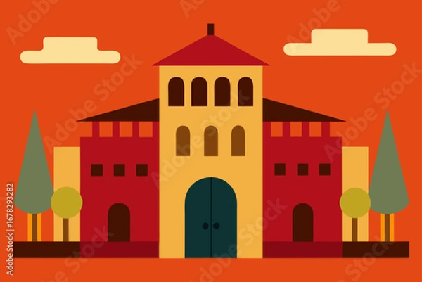 Obraz renaissance villa