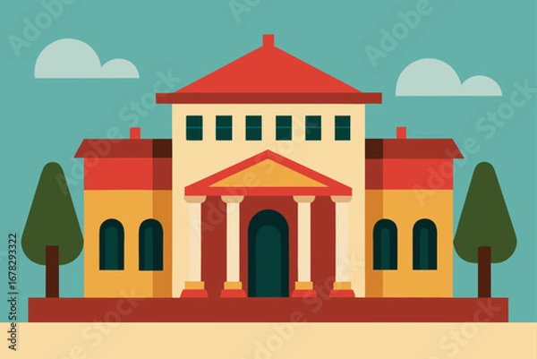 Obraz renaissance villa