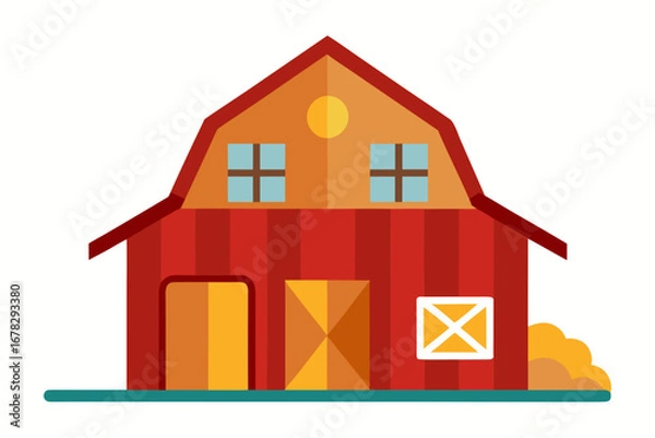 Obraz rustic barn house