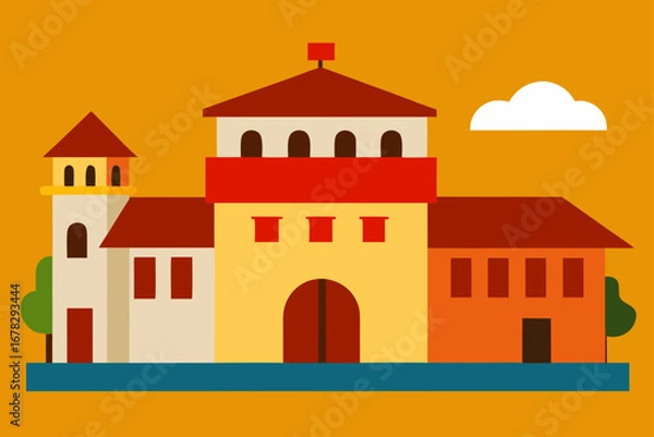 Obraz spanish hacienda