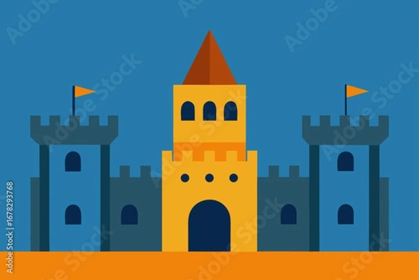 Obraz medieval fortress