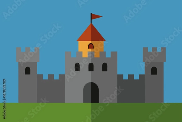 Obraz medieval fortress