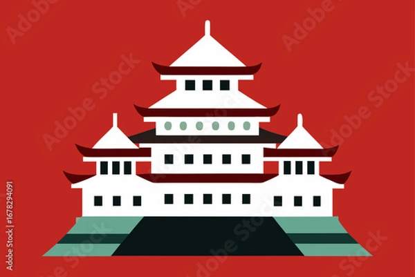 Obraz himeji castle japan