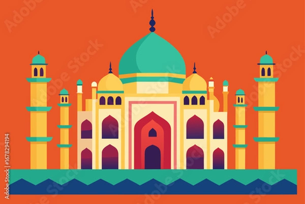 Obraz beautiful mahal india