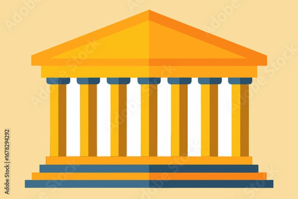 Obraz ancient greek temple