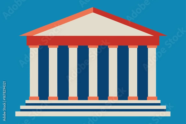 Obraz ancient greek temple