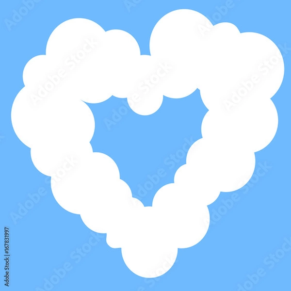 Obraz Background with a cloud