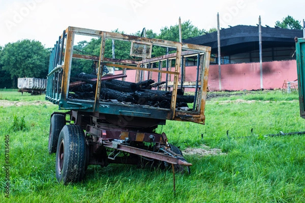 Obraz verbrannter anhänger