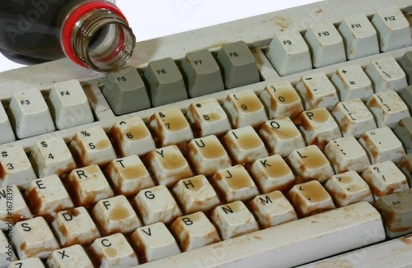 Fototapeta oops, spilled again.