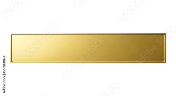 Fototapeta Luxurious oval gold plaque featuring a brilliant, polished surface and delicate beaded trim, perfect for elevating diverse design compositions and elegant branding applications