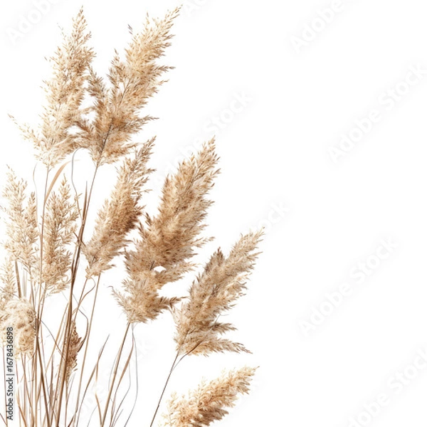 Obraz Fluffy dried pampas grass bunch