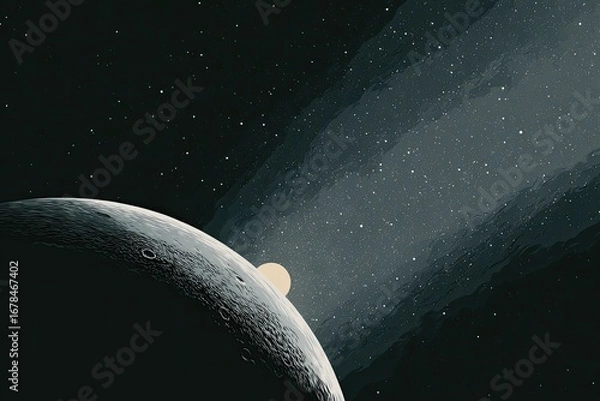 Obraz Cosmic view of a planet