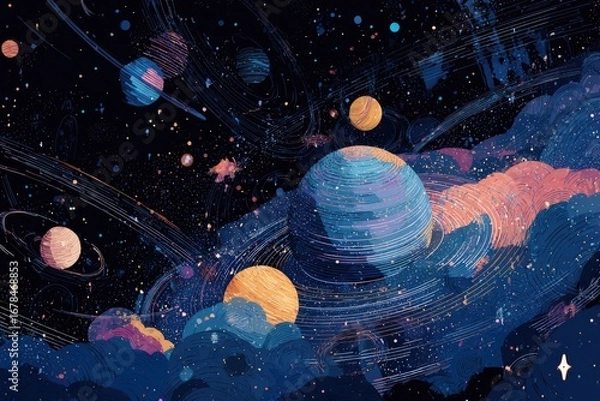 Obraz Celestial dreamscape