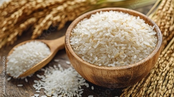 Fototapeta Enhancing global rice supply chain resilience strategies insights for sustainable practices in agriculture