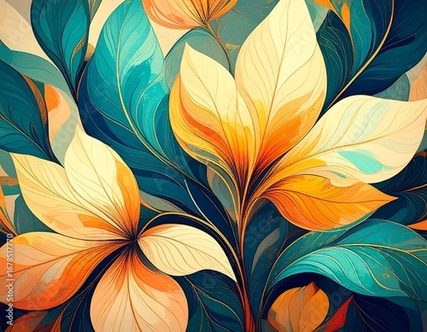 Obraz Ornate floral pattern