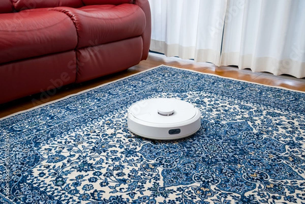 Obraz 家事支援ロボット、自動掃除ロボット、人間に代わり居室の隅々まで自動的に掃除してくれる掃除ロボット
