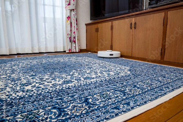 Obraz 家事支援ロボット、自動掃除ロボット、人間に代わり居室の隅々まで自動的に掃除してくれる掃除ロボット