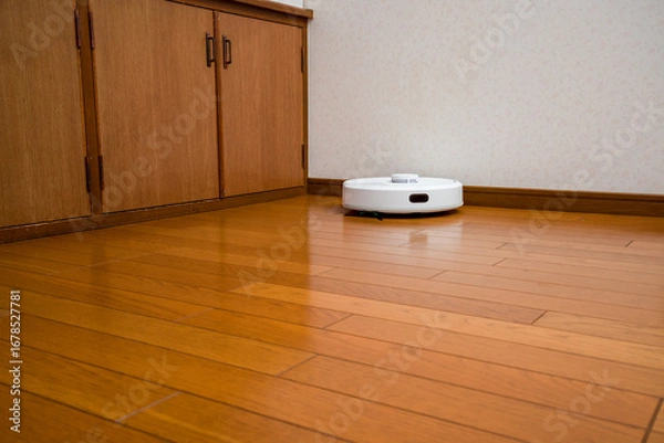 Obraz 家事支援ロボット、自動掃除ロボット、人間に代わり居室の隅々まで自動的に掃除してくれる掃除ロボット