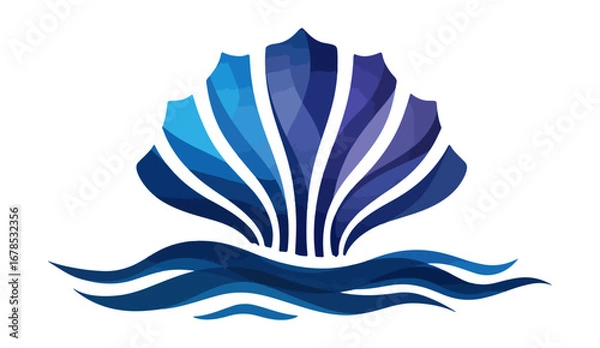 Fototapeta Abstract seashell graphic design