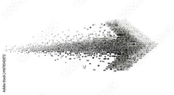 Obraz Abstract arrow burst graphic