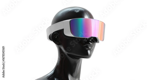 Obraz VR headset on mannequin head