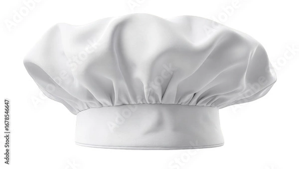 Obraz White chef's hat, full view